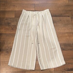 The Limited Beige and White Pants